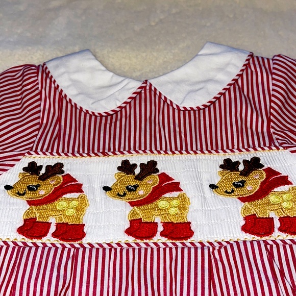 Christmas Reindeer Romper Bubble - Picture 3 of 9